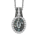 D'Joy Narsipatnam Alexandrite 1.00 ctw Pendant Necklace 20 Inches in Rhodium Over Sterling Silver - Sticky add to cart bar