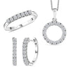 Rhodium Over Sterling Silver