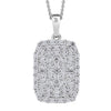 Rhodium Over Sterling Silver