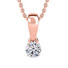 Rose Gold Over Sterling Silver