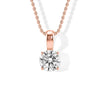 Rose Gold Over Sterling Silver