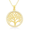 Yellow Gold Over Sterling Silver