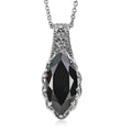 EverTrue Brazilian Smoky Quartz Pendant Necklace (20 Inches) in Stainless Steel 7.10 ctw - Sticky add to cart bar