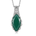 EverTrue Brazilian Smoky Quartz Pendant Necklace (20 Inches) in Stainless Steel 7.10 ctw - Sticky add to cart bar