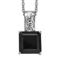 EverTrue Sky Blue Topaz Pendant Necklace (20 Inches) in Stainless Steel 6.20 ctw 4410568