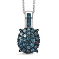 D'Joy Diamond 0.33 ctw Pendant Necklace in Rhodium Over Sterling Silver 20 Inches - Sticky add to cart bar