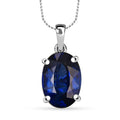 Rhapsody AAAA Kashmir Kyanite 8.15 ctw Blue Nova Pendant Necklace in 950 Platinum 20 Inches - Sticky add to cart bar
