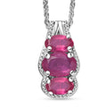 D'Joy Mozambique Garnet Pendant Necklace (20 Inches) - Sticky add to cart bar