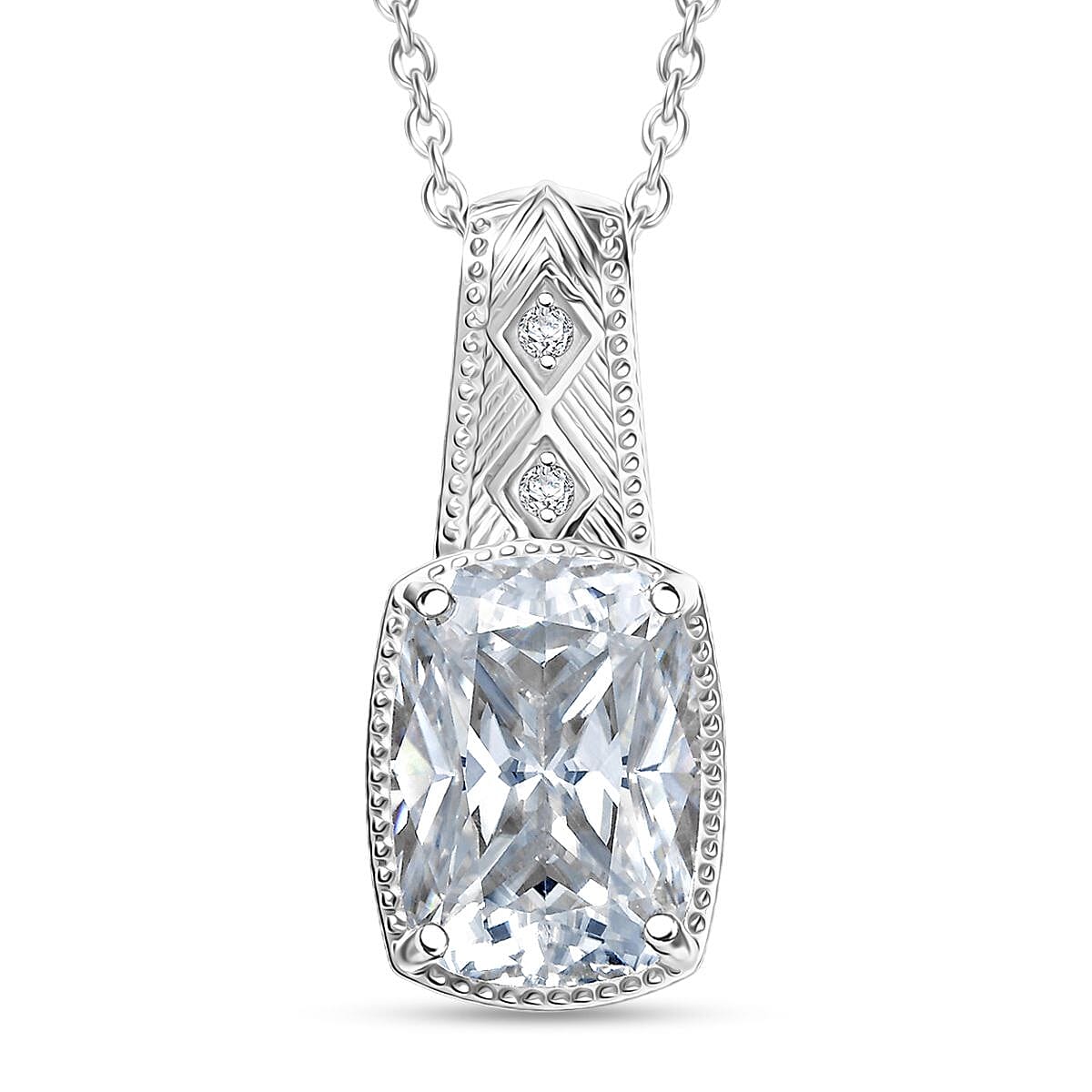 D'Joy Moissanite 4.00 ctw Pendant Necklace