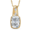 Yellow Gold Over Sterling Silver
