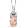 Ethiopian Welo Opal & Champagne Diamond
