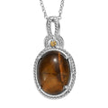 EverTrue African Malachite, Hebei Peridot Pendant Necklace (20 Inches) in Stainless Steel 13.15 ctw - Sticky add to cart bar