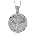 EverTrue Matrix Silver Shungite 25.00 ctw Pendant Necklace in Stainless Steel 20 Inches - Sticky add to cart bar