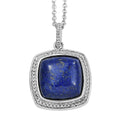 EverTrue Malagasy Labradorite 10.90 ctw Pendant Necklace in Stainless Steel 20 Inches - Sticky add to cart bar