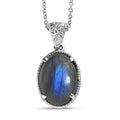 EverTrue Chestnut Brine Turquoise 10.75 ctw Pendant Necklace in Stainless Steel 20 Inches - Sticky add to cart bar
