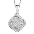 GP Celestial Dream Collection Diamond Pendant Necklace (20 Inches) in Rhodium Over Sterling Silver 0.25 ctw - Sticky add to cart bar