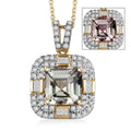 Luxoro AAA Turkizite, Diamond Pendant Necklace in 10K Yellow Gold 4.60 ctw (20 Inches) - Sticky add to cart bar