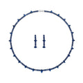 Simulated Diamond Necklace (20 INches) and Earrings in Silvertone - Sticky add to cart bar
