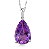EverTrue Montezuma Prasiolite Drop Pendant in Platinum Bond with Stainless Steel Necklace (20 Inches) 25.90 ctw