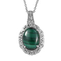 EverTrue Malagasy Labradorite Pendant Necklace (20 Inches) in Stainless Steel 10.30 ctw - Sticky add to cart bar