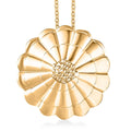 EverTrue Bronzella Collection Rose Flower Pendant in 18K YG Plated Bronze with ION Plated YG Stainless Steel Necklace 20 Inches - Sticky add to cart bar