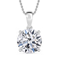IGI Certified 950 Platinum Luxuriant Lab Grown Diamond (E-F, VS) Pendant Necklace (20 Inches) 5.00 ctw - Sticky add to cart bar