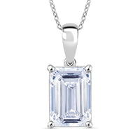 IGI Certified 950 Platinum Luxuriant Lab Grown Diamond (E-F, VS) Pendant Necklace (20 Inches) 5.00 ctw