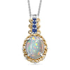 Ethiopian Welo Opal & Blue Sapphire