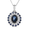 Blue Star Sapphire & Blue Sapphire
