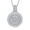 Rhodium Over Sterling Silver