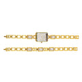 Strada Austrian Crystal Japanese Movement Watch and Goldtone Bracelet (8In) - Sticky add to cart bar