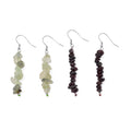 African Amethyst, Brazilian Citrine Earrings in Rhodium Over Sterling Silver 18.00 ctw - Sticky add to cart bar