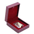 Rose Red Faux Leather and Rose Red Velvet LED Light Packaging Box (Fitted 10mm Sheet) - Sticky add to cart bar