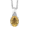D'Joy African Amethyst, White Zircon Pendant Necklace (20 Inches) in Platinum Over Sterling Silver 1.70 ctw - Sticky add to cart bar