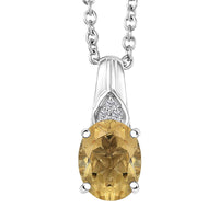 D'Joy African Amethyst, White Zircon Pendant Necklace (20 Inches) in Platinum Over Sterling Silver 1.70 ctw