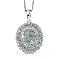 D'Joy Premium Padparadscha Sapphire, Moissanite Pendant Necklace (20 Inches) in 18K Vermeil RG Over Sterling Silver 1.50 ctw