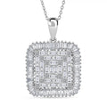Luxuriant Lab Grown Diamond G-H SI 1.50 ctw Pendant Necklace in 18K Vermeil Yellow Gold Over Sterling Silver (20 Inches) - Sticky add to cart bar