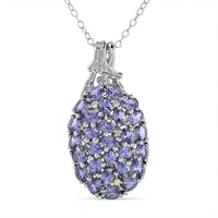 D'Joy Jalisco Fire Opal, White Zircon Pendant Necklace (20 Inches) in 18K Vermeil YG Over Sterling Silver 3.75 ctw