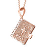Rose Gold Over Sterling Silver