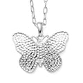 D'Joy Artistry to Israel Butterfly Pendant Necklace in Sterling Silver 5.78 Grams 20 Inches - Sticky add to cart bar