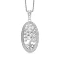 D'Joy Tree of Life Pendant Necklace in Rhodium Over Sterling Silver 7.90 Grams 20 Inches - Sticky add to cart bar