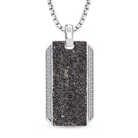 Luxuriant Lab Grown Diamond 0.25 ctw Pendant Necklace 22 Inches in Sterling Silver