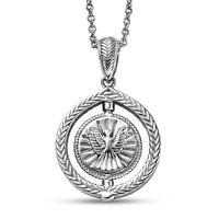 D'Joy Eagle Pendant Necklace in Rhodium Over Sterling Silver 7.50 Grams 20 Inches