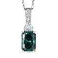 SGL Certified Luxuriant Lab Grown Green Diamond (IR) and Lab Grown Diamond VS 2.35 ctw Forest Flame Desire Pendant Necklace in 950 Platinum (20 Inches) (Del. in 8-10 Days) - Sticky add to cart bar