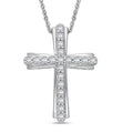 Luxuriant Lab Grown Diamond (G-H, SI) Pendant Necklace (20 Inches) in Platinum Over Sterling Silver (Del. in 12-15 Days) 0.50 ctw - Sticky add to cart bar