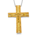 D'Joy Diamond Pendant Necklace (20 Inches) in Rhodium Over Sterling Silver 0.70 ctw - Sticky add to cart bar