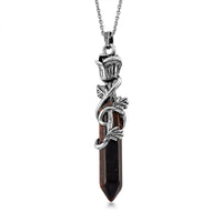 Yellow Tiger's Eye Pendant in Silvertone with Stainless Steel Necklace (20 Inches) 23.00 ctw