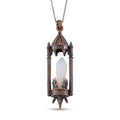 Opalite Pendant in Silvertone with Stainless Steel Necklace (20 Inches) 28.00 ctw - Sticky add to cart bar