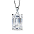 D'Joy Moissanite 10.30 ctw Pendant Necklace in Rhodium Over Sterling Silver 18 Inches - Sticky add to cart bar