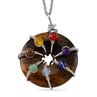 Rose Quartz, Multi Gemstone Pendant in Silvertone with Stainless Steel Necklace (20 Inches) 35.00 ctw